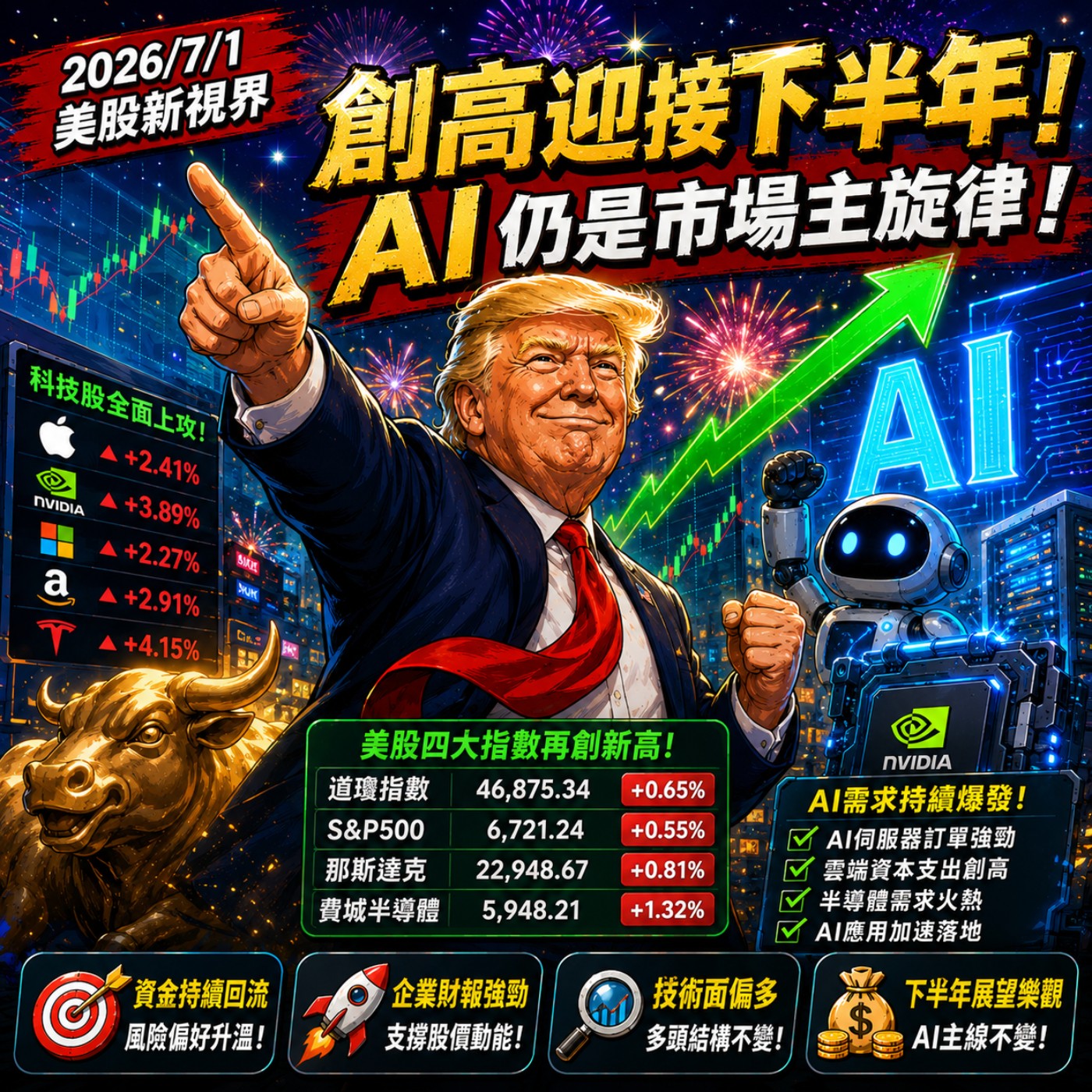 2026/7/1 美股新視界:創高迎接下半年!AI仍是市場主旋律! episode artwork