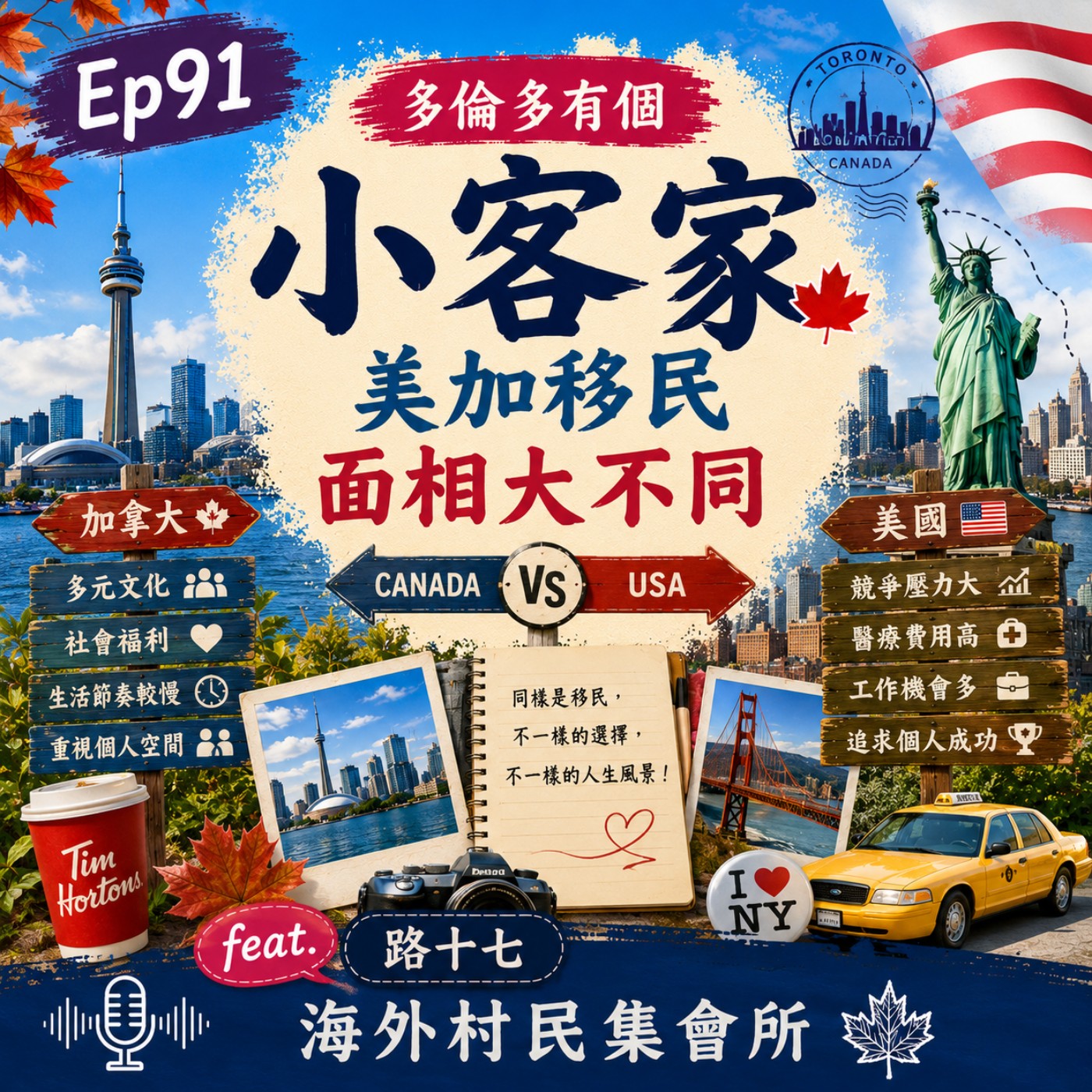 Ep91【多倫多有個小客家- 美加移民面相大不同】 episode artwork