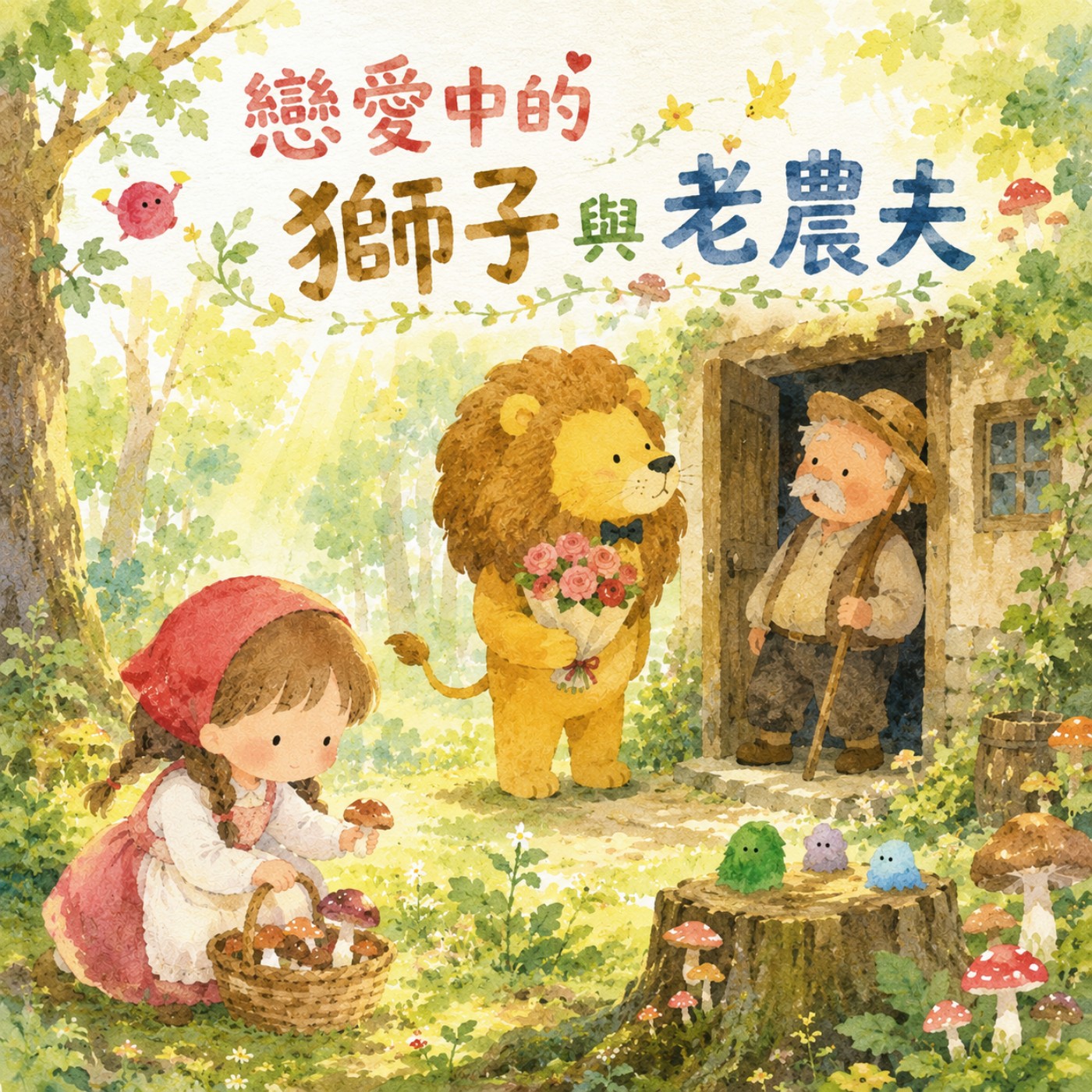 故事返校日－🦁 戀愛中的獅子與老農夫 (適合低年級、學齡前)