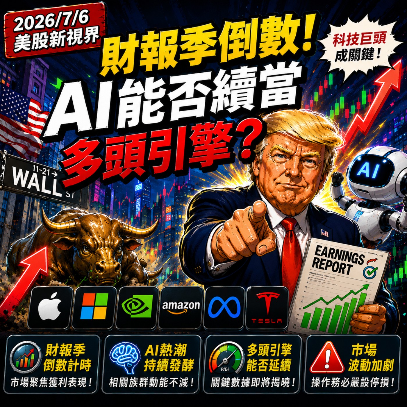 2026/7/6美股新視界:財報季倒數!AI能否續當多頭引擎? episode artwork