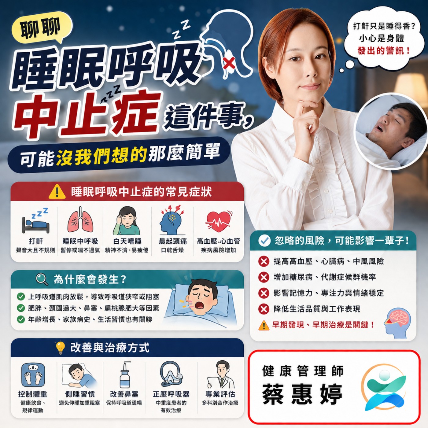 聊聊睡眠呼吸中止症這件事,可能沒我們想的那麼簡單 episode artwork