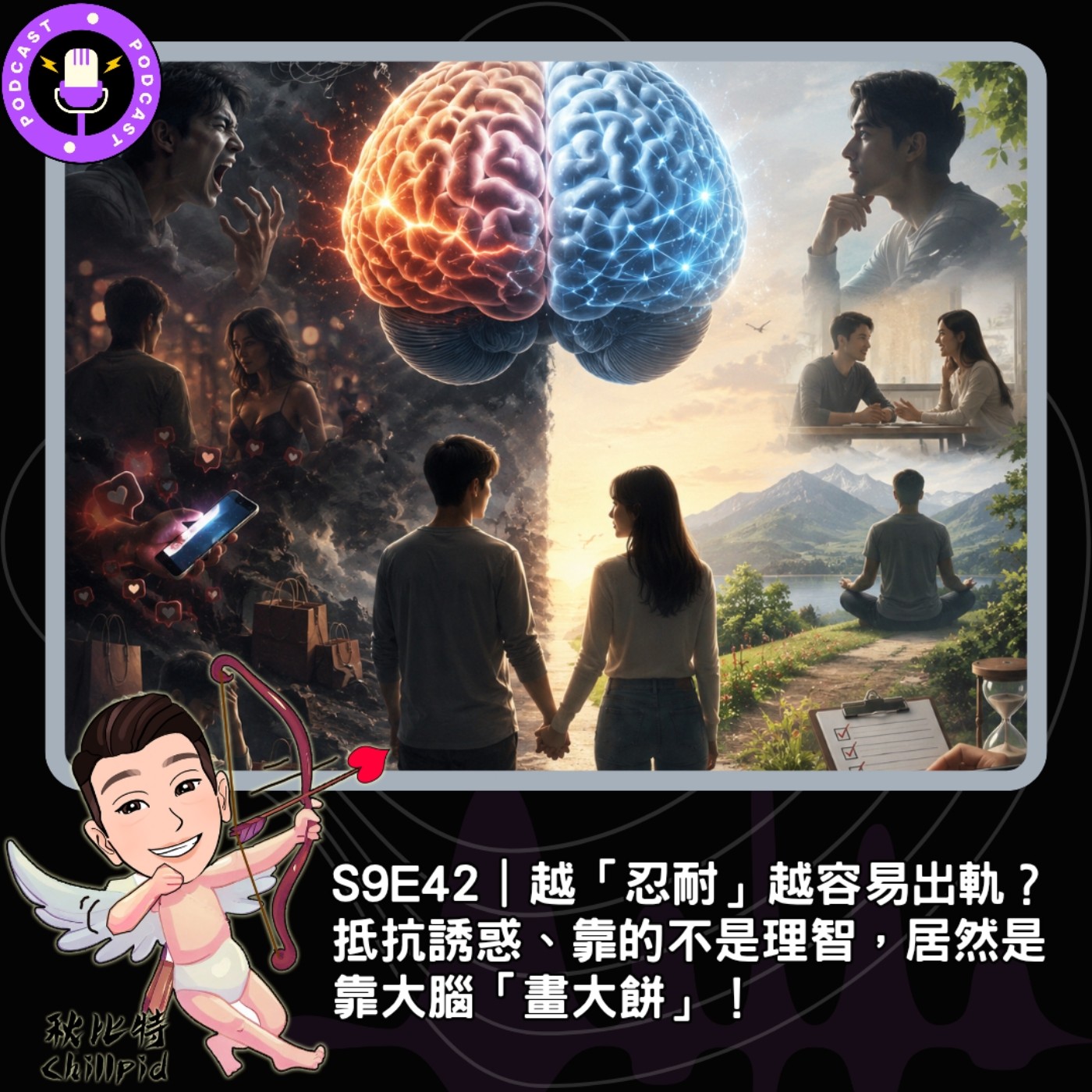 S9E42｜越「忍耐」越容易出軌？抵抗誘惑、靠的不是理智，居然是靠大腦「畫大餅」！ episode artwork