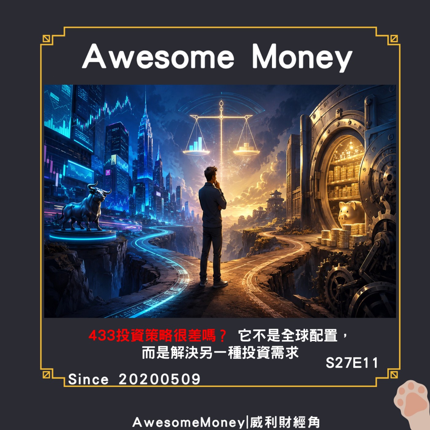 S27EP11|433投資策略很差嗎它不是全球配置，而是解決另一種投資需求，策略結構觀察不是伯格頭指數化投資