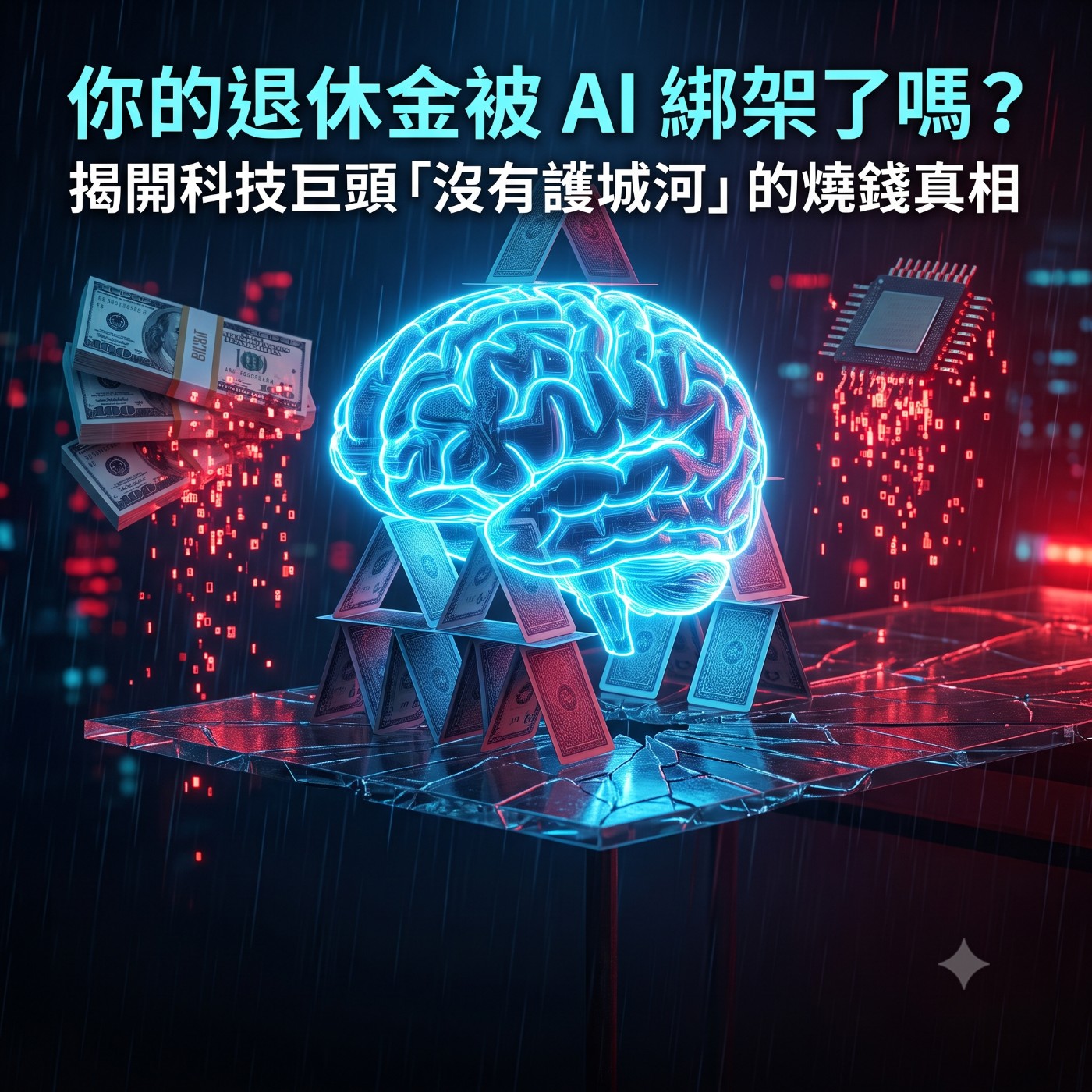 你的退休金被 AI 綁架了嗎？揭開科技巨頭「沒有護城河」的燒錢真相 episode artwork