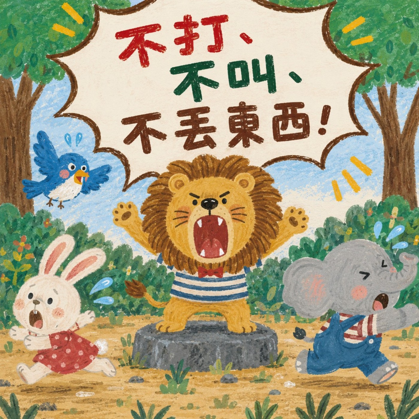 EP18. 不打、不叫、不丟東西！小獅子教孩子管理情緒