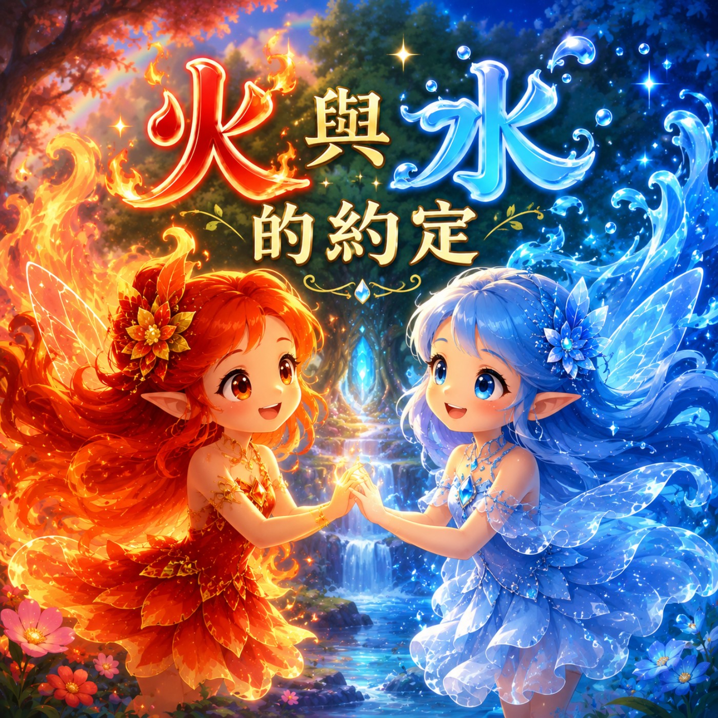 【 小熊老師 】EP42《火與水之精靈的約定》幼童故事／兒童睡前故事／小熊老師說故事 episode artwork