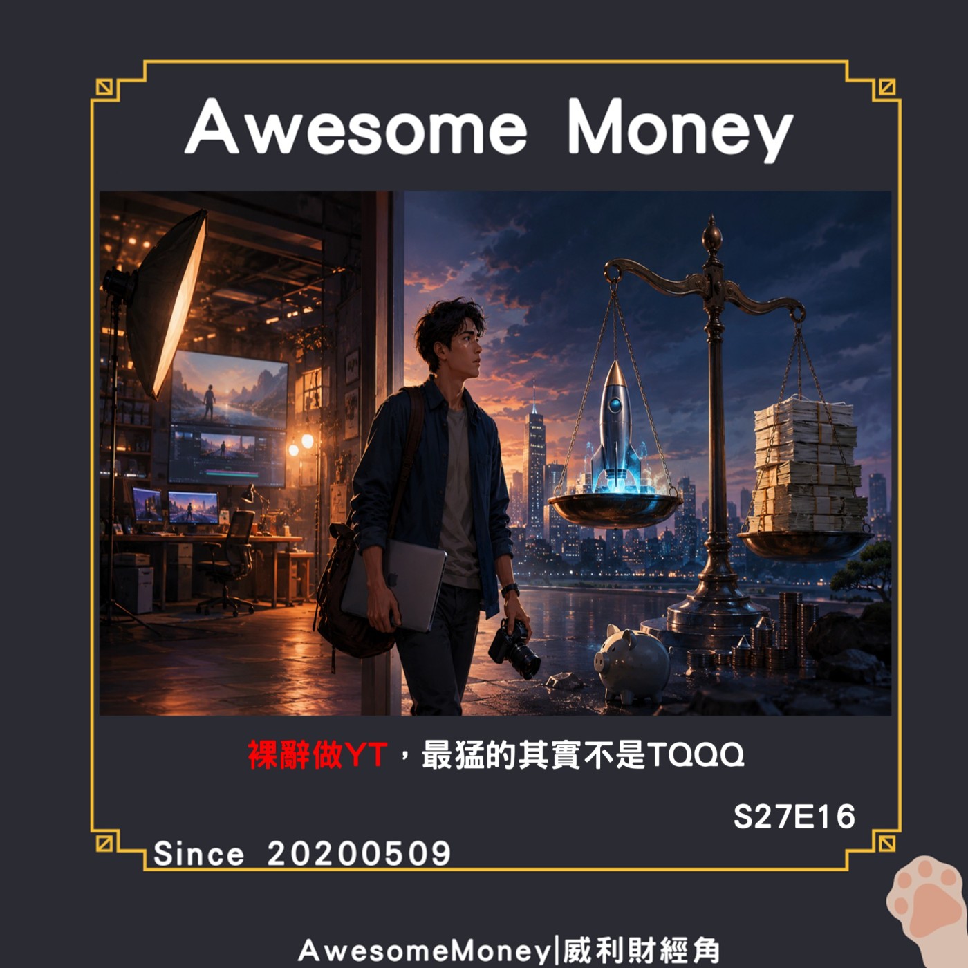 S27EP16|裸辭做YT，最猛的其實不是TQQQ，槓桿配置觀察