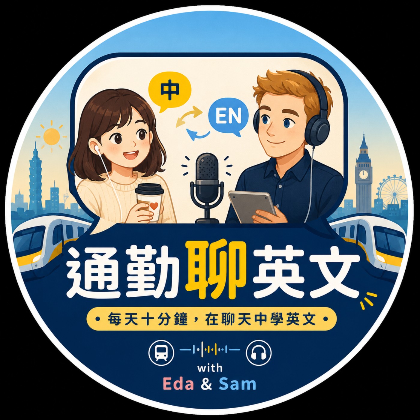 通勤聊英文 cover art