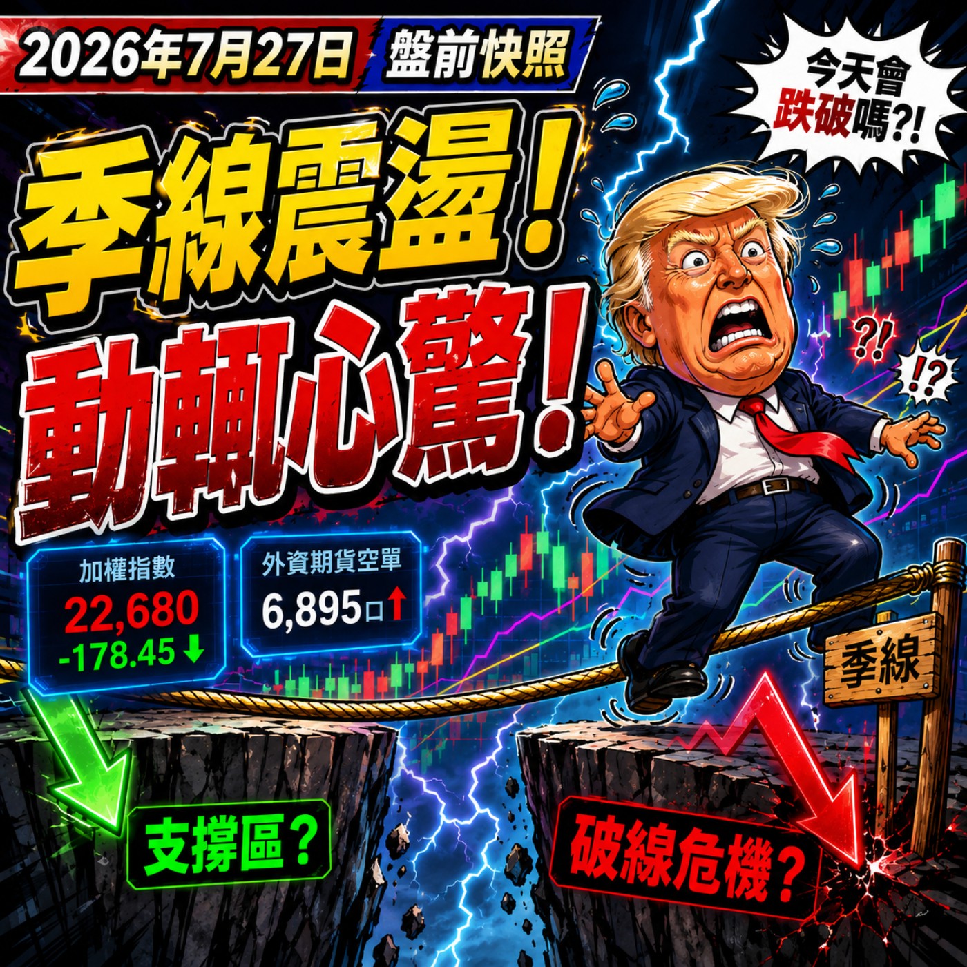 2026/07/27 盤前快照：季線震盪！動輒心驚！ episode artwork