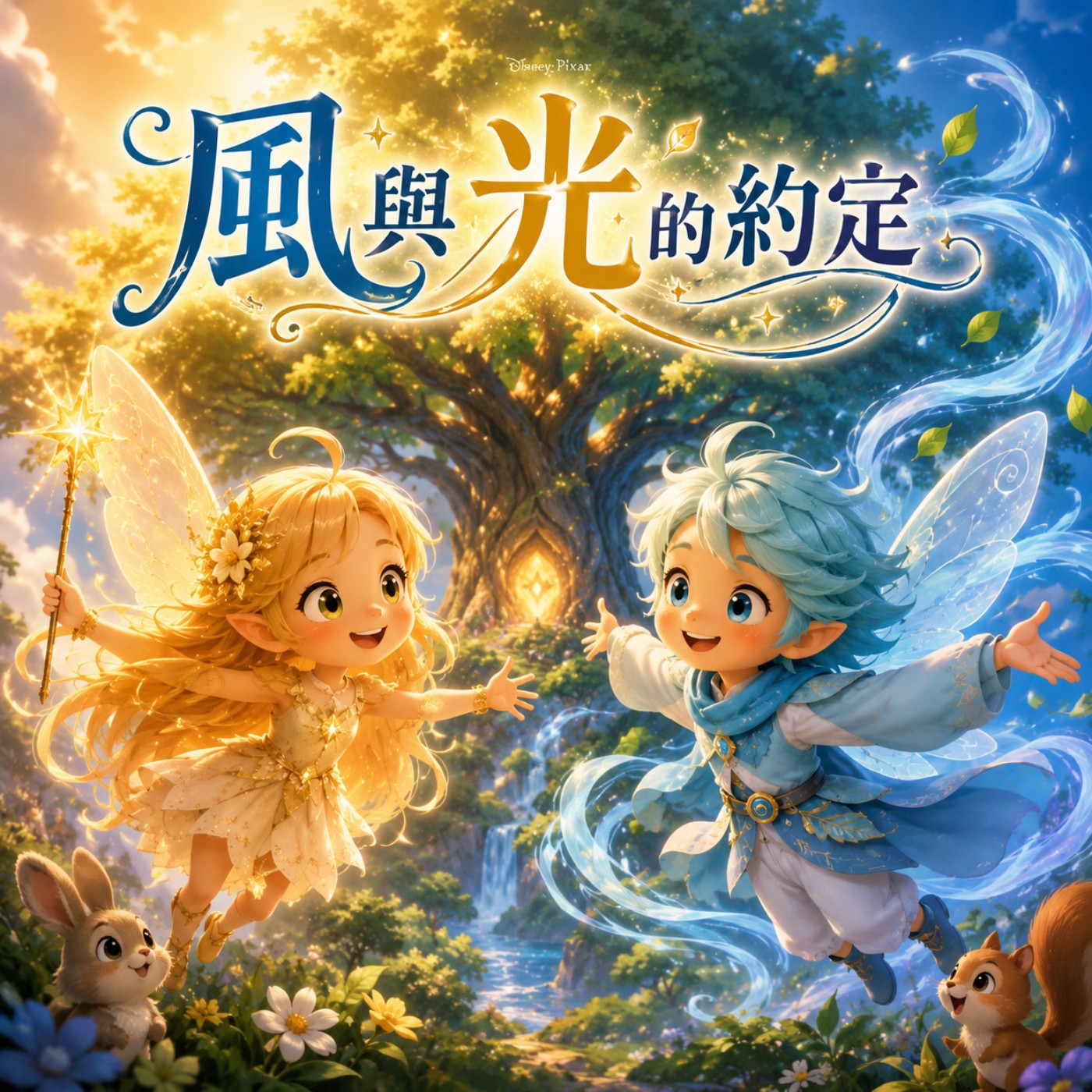 【 小熊老師 】EP43《風與光之精靈的約定》幼童故事／兒童睡前故事／小熊老師說故事 episode artwork