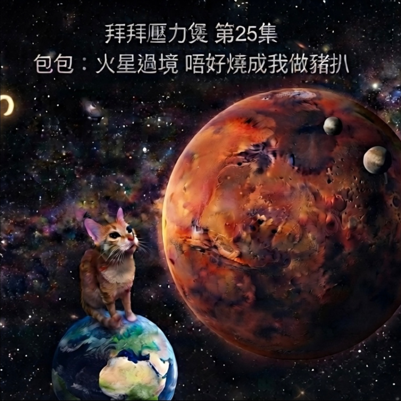 拜拜壓力煲-第25集-印度占星裏面大哥「火星」-2026呢顆紅色跑車過境由白羊到金牛,到底有乜訊息?☄️♉️♈️ episode artwork
