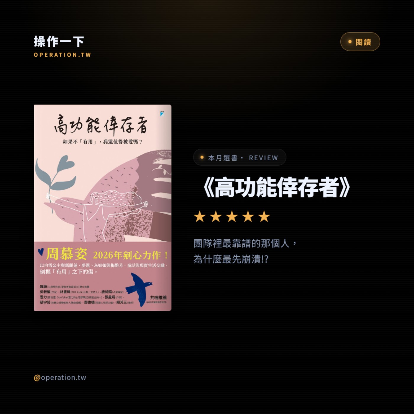 AI48_閱讀操作 | 團隊裡最靠譜的那個人，為什麼最先崩潰!?《高功能倖存者》 episode artwork