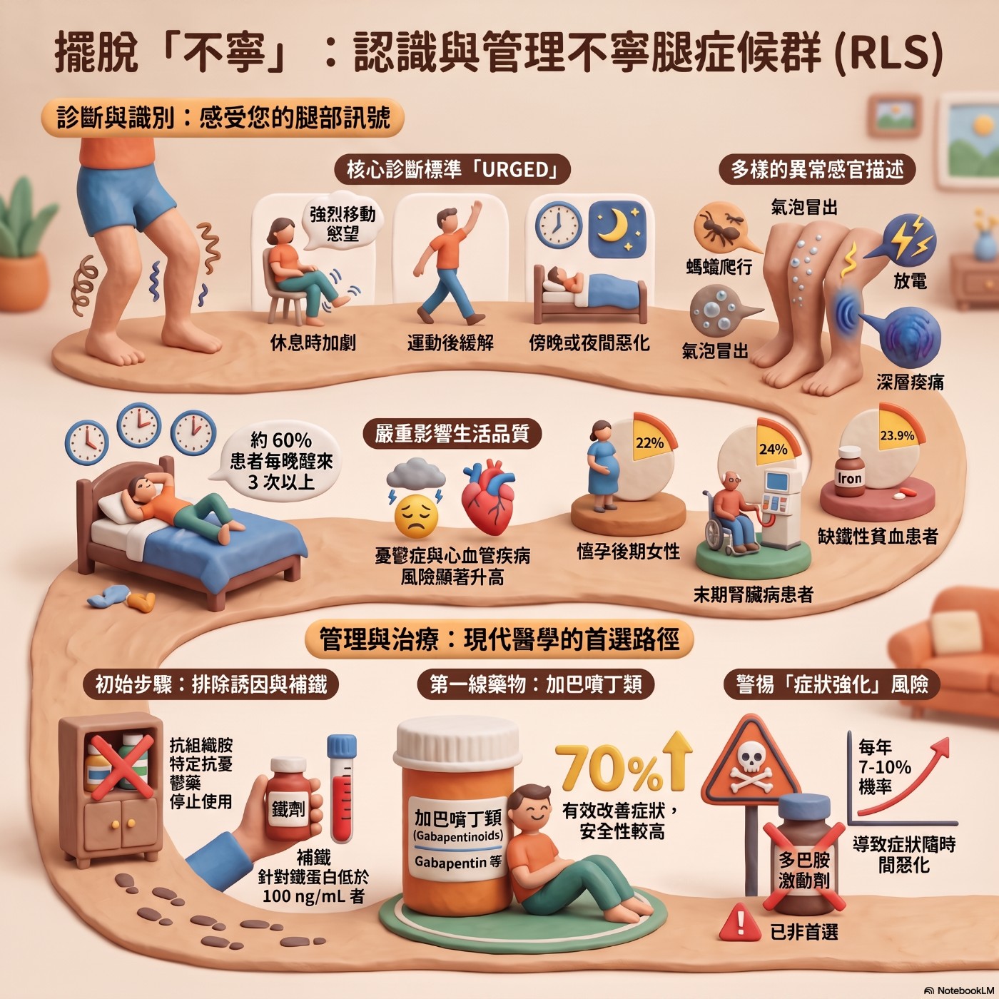 不寧腿症候群：臨床特徵、診斷與治療綜述 episode artwork