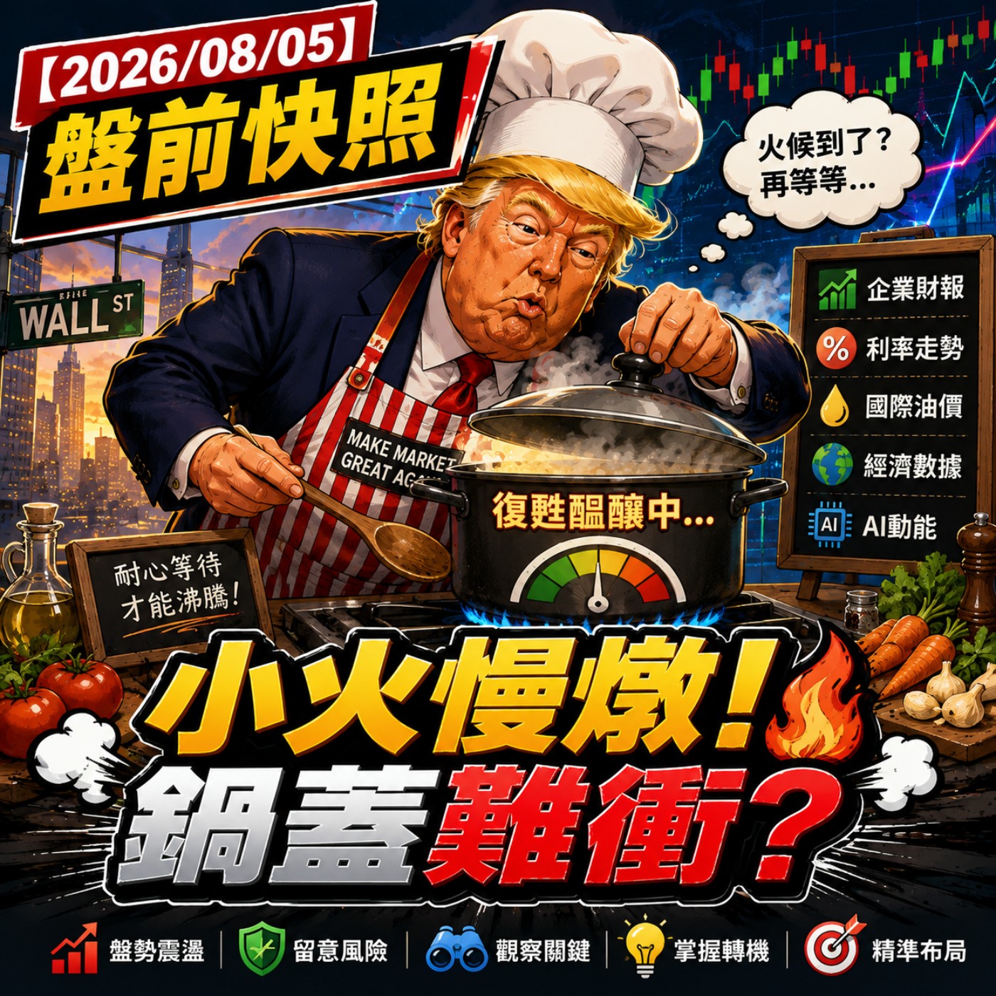 【2026/08/05】盤前快照：小火慢燉！鍋蓋難衝？ episode artwork