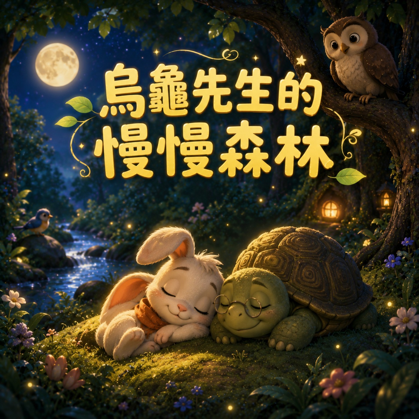 【 小熊老師 】EP45《烏龜先生的慢慢森林》幼童故事／兒童睡前故事／小熊老師說故事 episode artwork