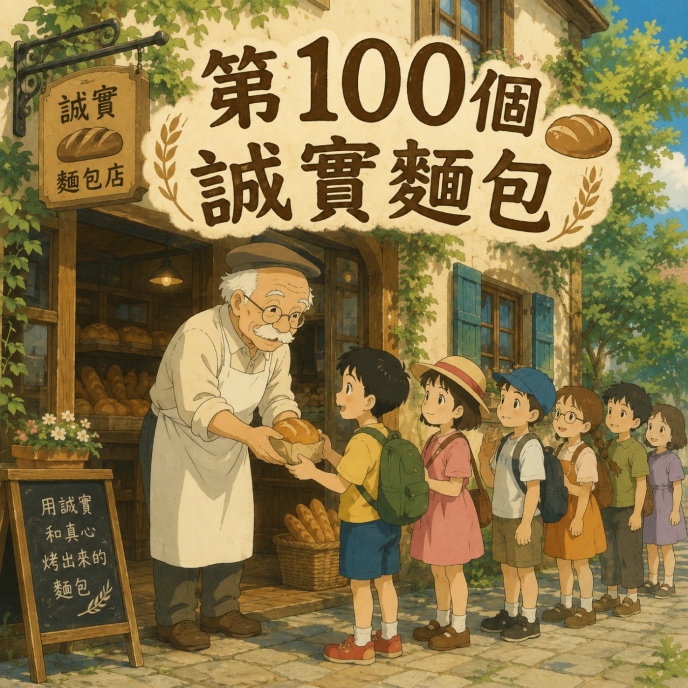 故事返校日 - 🍞 第100個誠實麵包（適合低年級、學齡前）