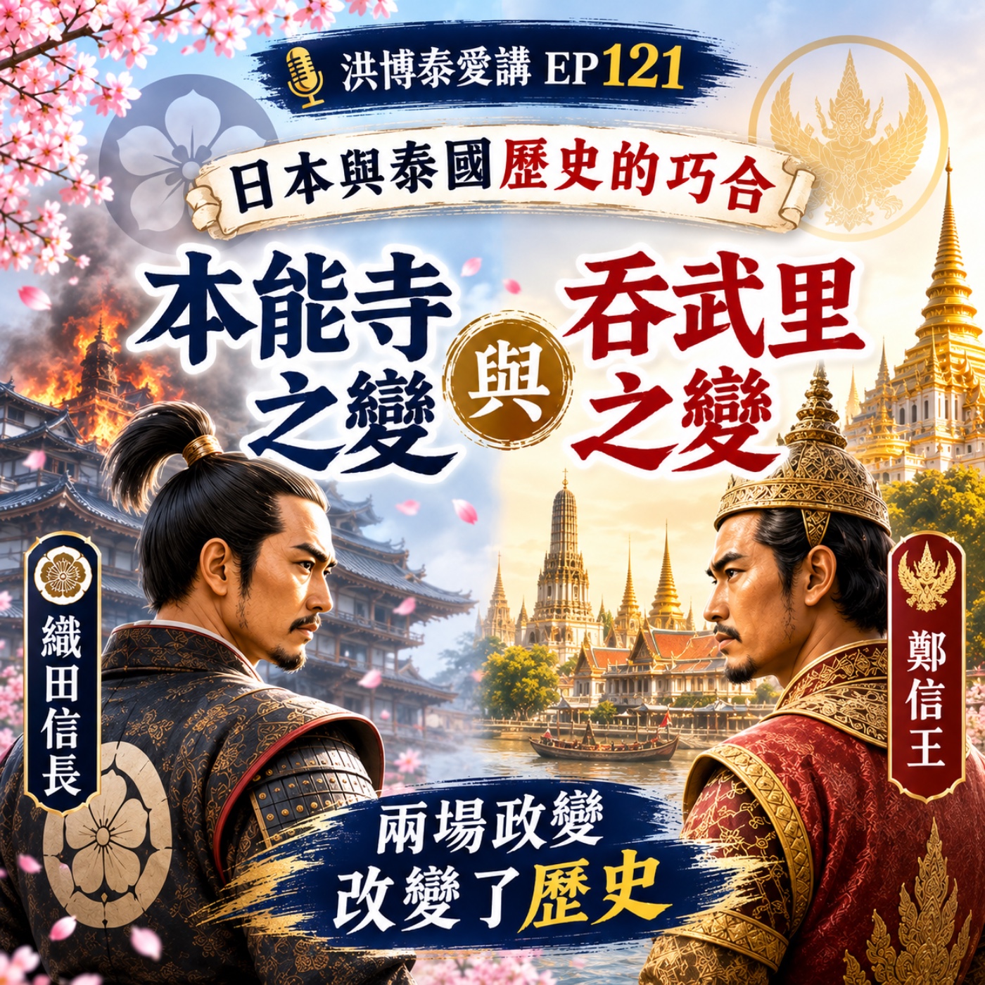 聽洪博聊泰國 EP121 本能寺之變與吞武里之變 episode artwork