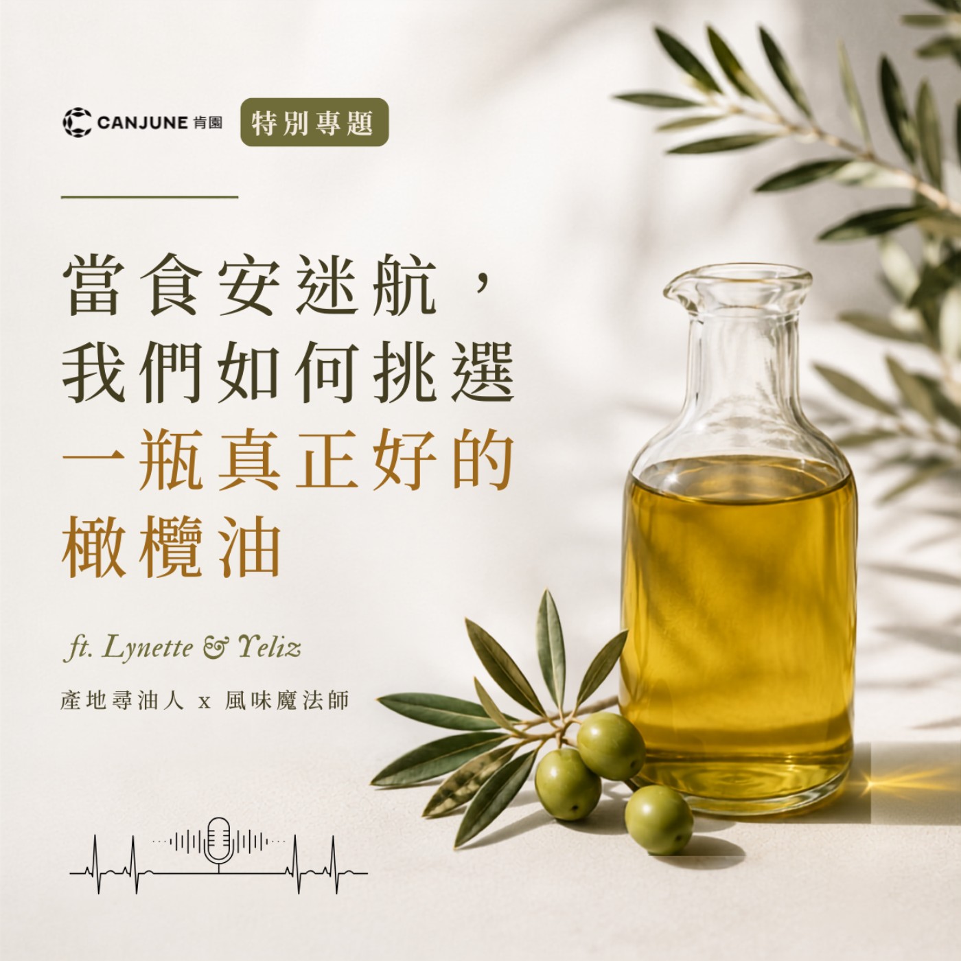 【特別專題】當食安迷航,我們如何挑選一瓶真正好的橄欖油? episode artwork