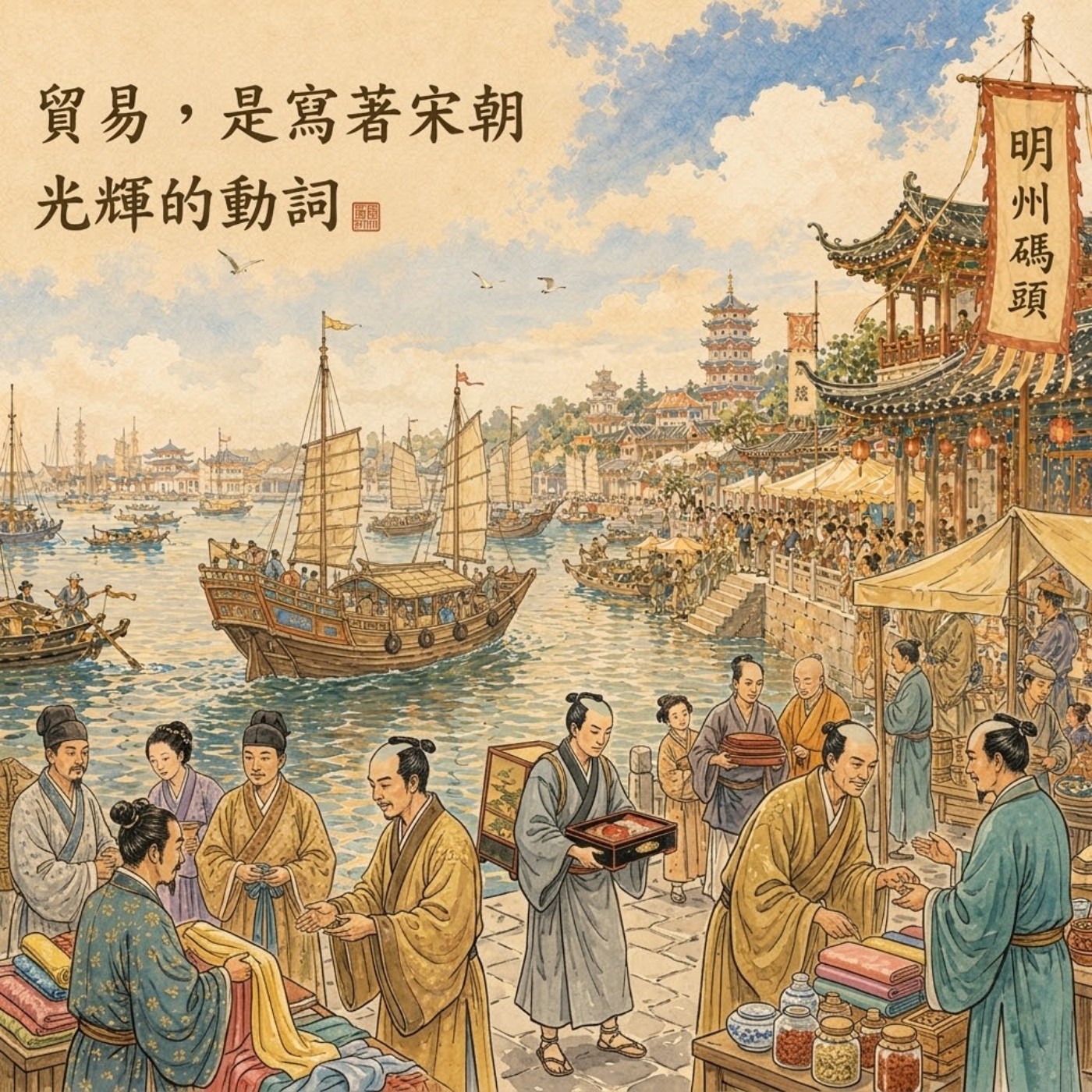 貿易，是寫著宋朝光輝的動詞 episode artwork