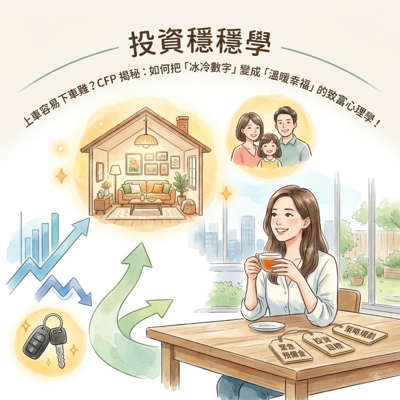 【投資穩穩學】上車容易下車難？CFP 揭秘：如何把「冰冷數字」變成「溫暖幸福」的致富心理學！ episode artwork