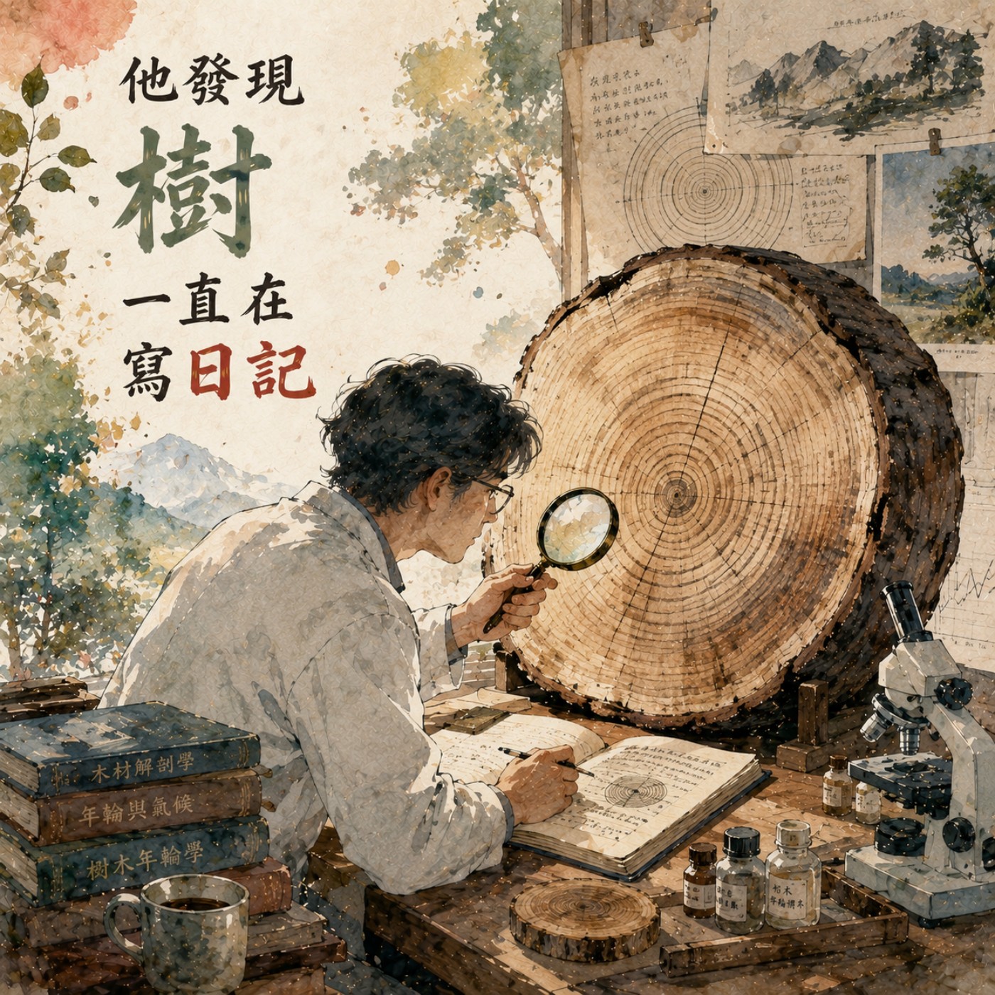 他發現樹一直在寫日記 episode artwork