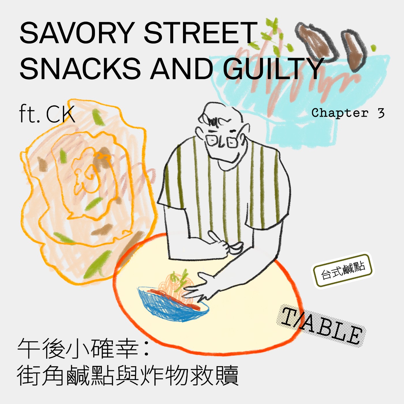 C23 | 午後小確幸:街角鹹點與炸物救贖 ft. CK Savory Street Snacks and Guilty Pleasures episode artwork