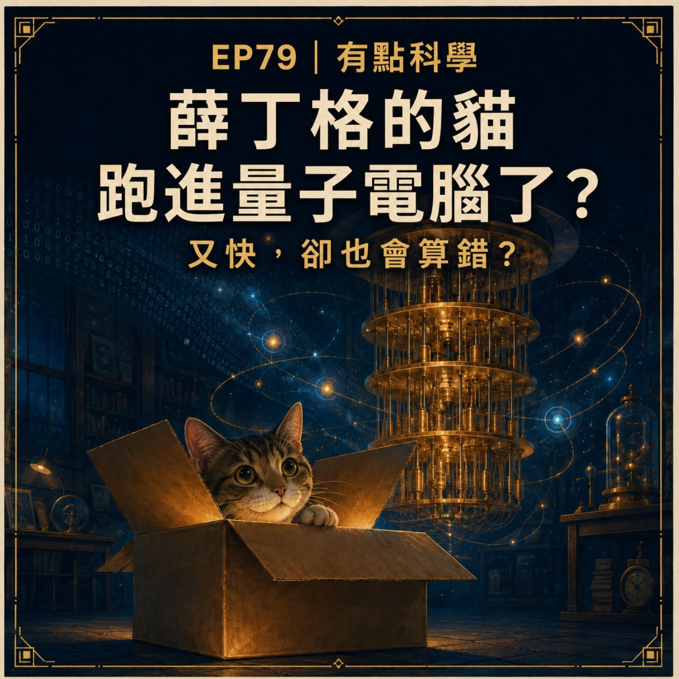 EP79【有點科學】薛丁格的貓跑進量子電腦了？它為什麼這麼快，卻又會算錯《科學人2026年08月號》 episode artwork