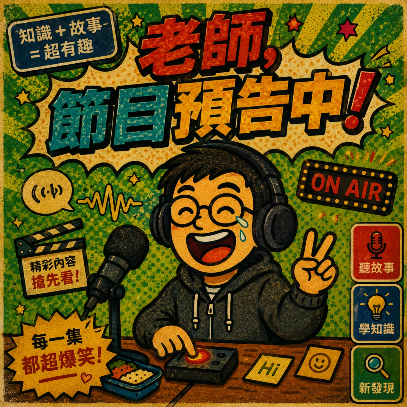【老師,節目預告中!】老師,今天好特別!全新改版