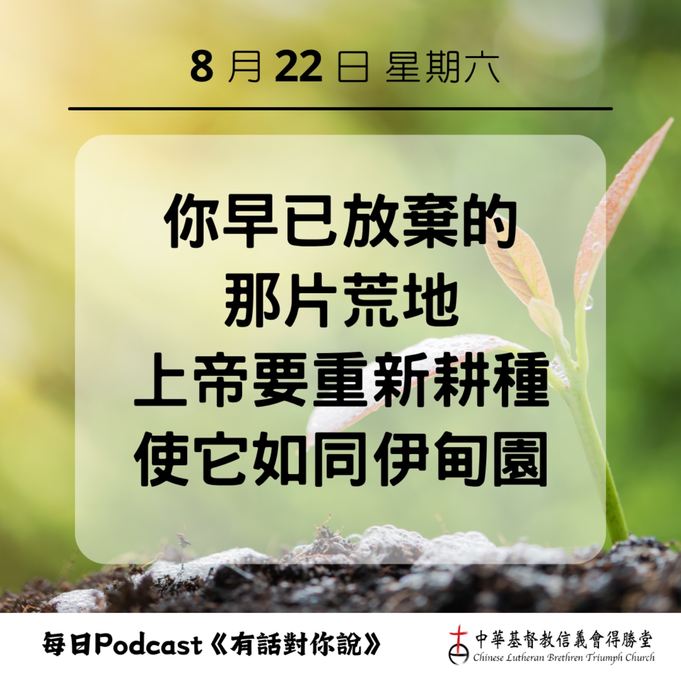 20260822使荒地變為伊甸園 episode artwork