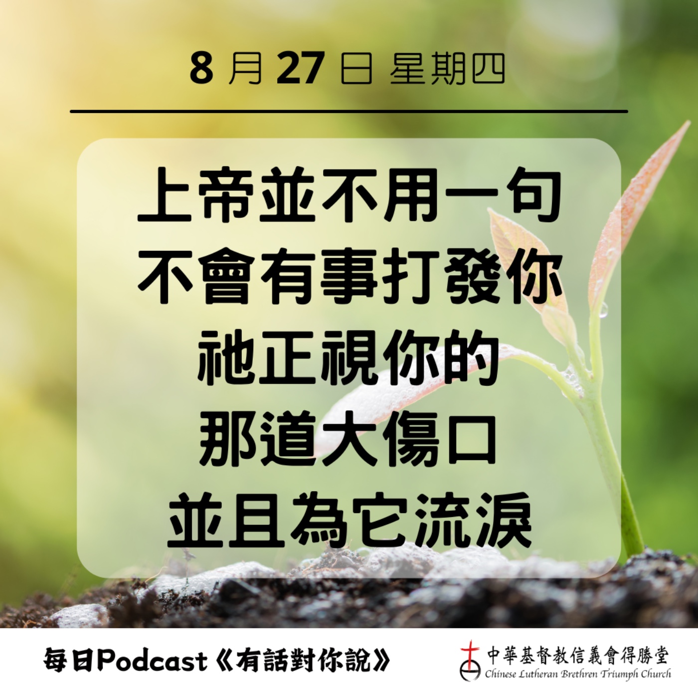 20260827上帝為你的傷口流淚 episode artwork