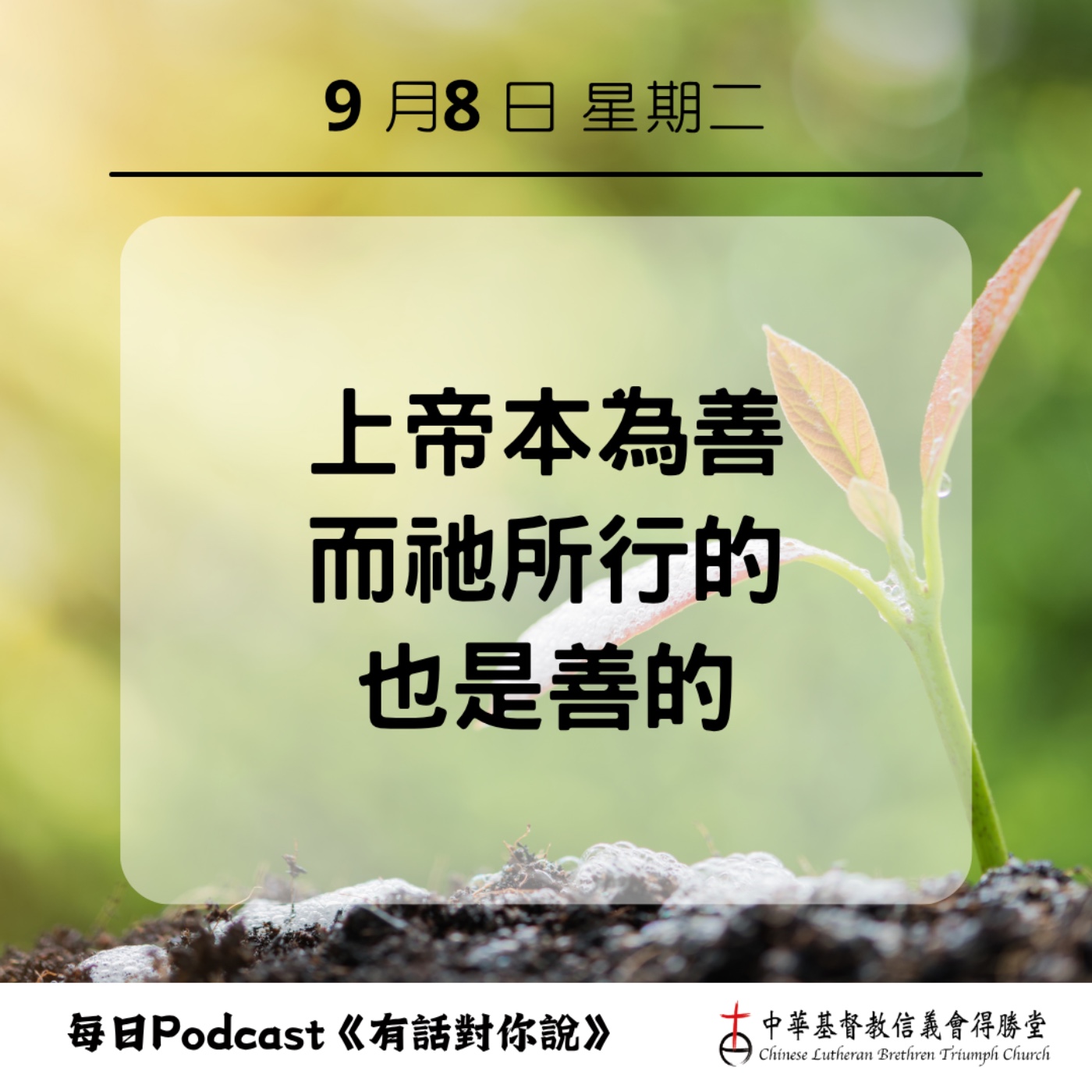 20260908上帝的作為本為善 episode artwork