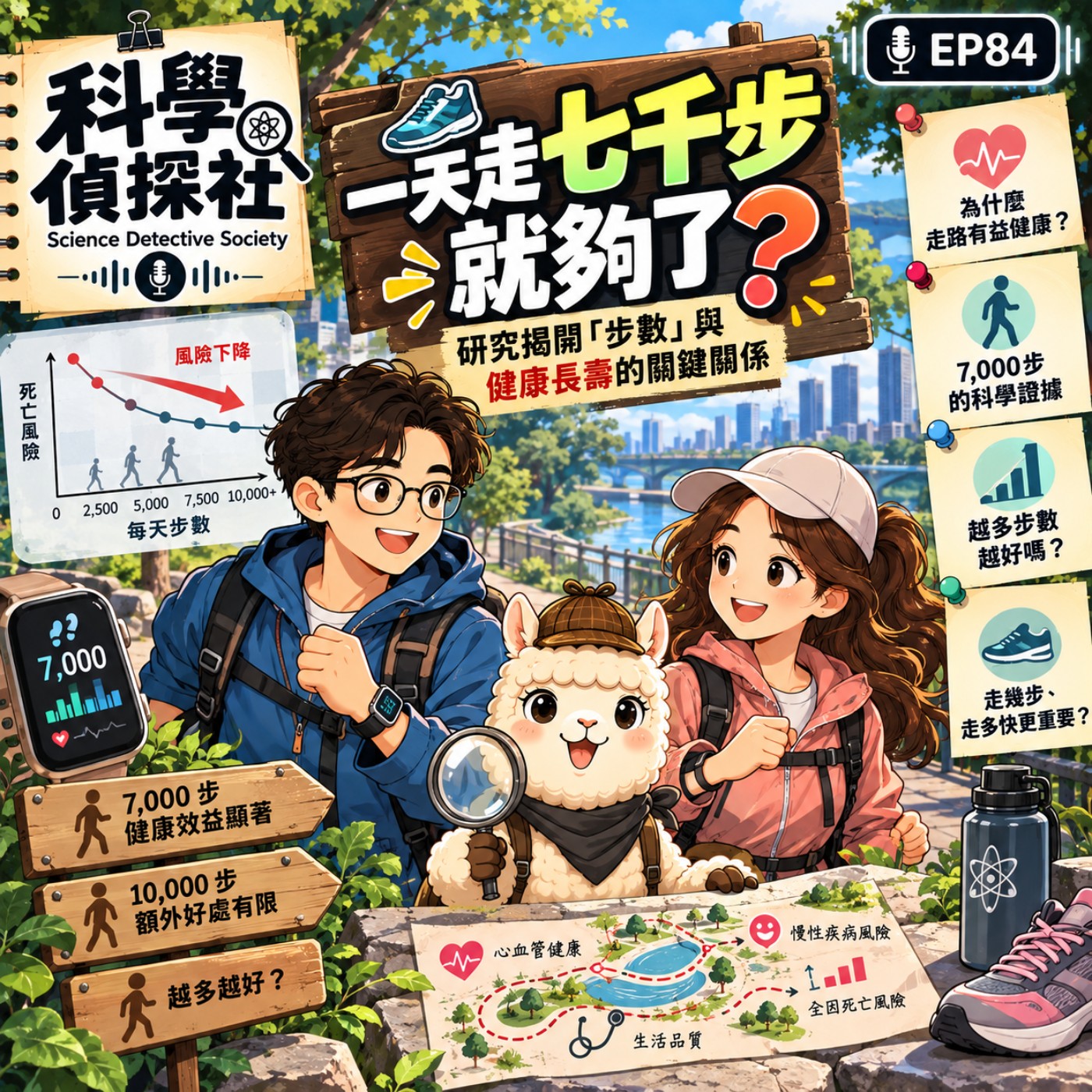 EP84|一天走七千步就夠了?研究揭開「步數」與健康長壽的關鍵關係
