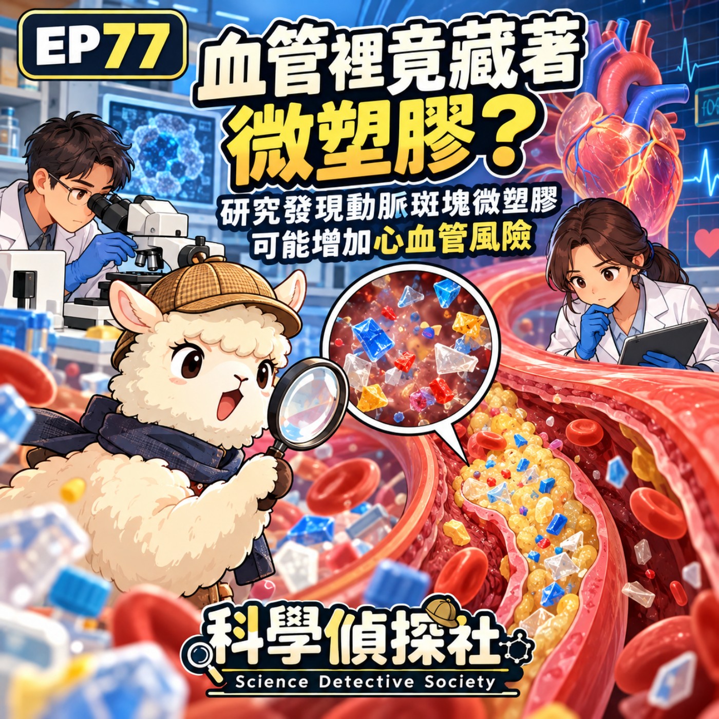 EP77|血管裡竟藏著微塑膠?研究發現動脈斑塊微塑膠可能增加心血管風險