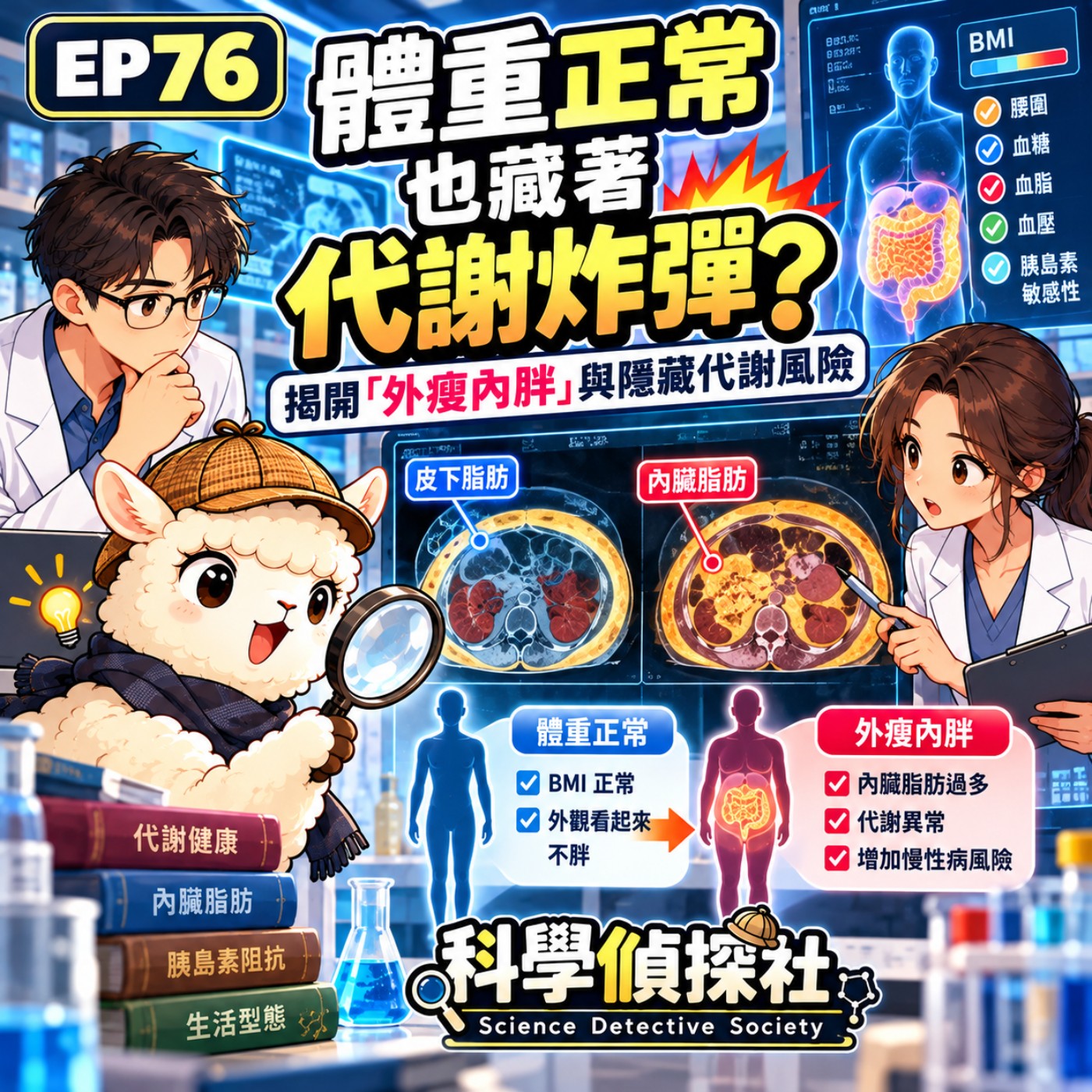 EP76|體重正常也藏著代謝炸彈?揭開「外瘦內胖」與隱藏代謝風險