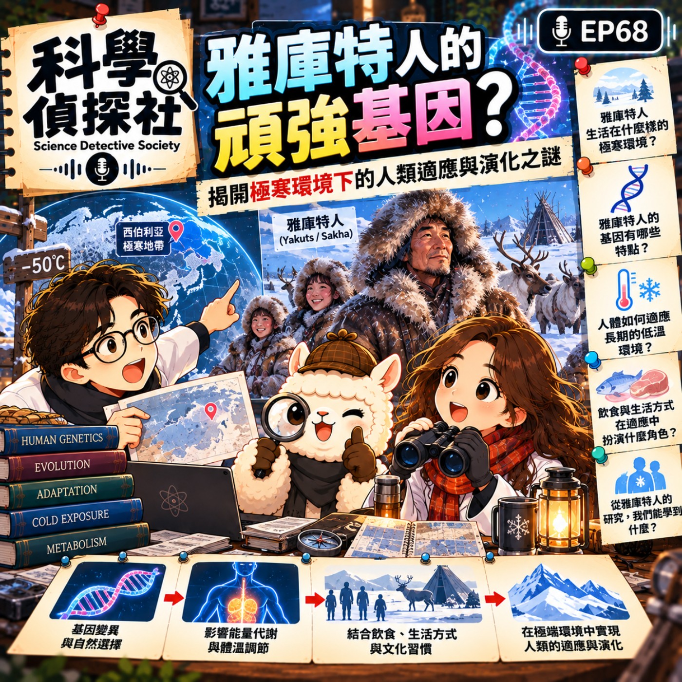 EP68|雅庫特人的頑強基因?揭開極寒環境下的人類適應與演化之謎