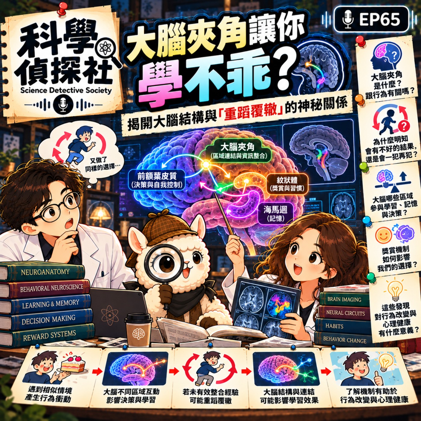 EP65|大腦夾角讓你學不乖?揭開大腦結構與「重蹈覆轍」的神秘關係