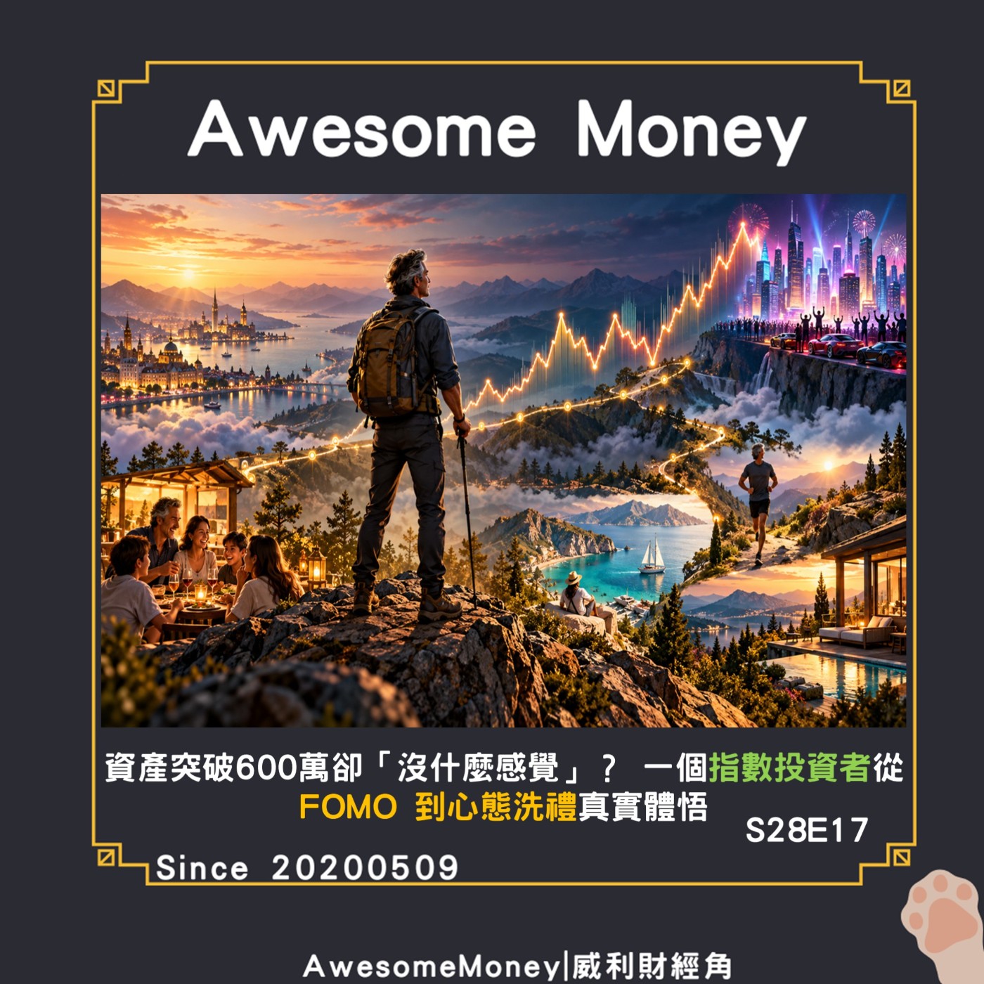 S28EP17|資產突破600萬卻沒什麼感覺一個指數投資者從FOMO到心態洗禮真實體悟,觀影心得|威利研究室