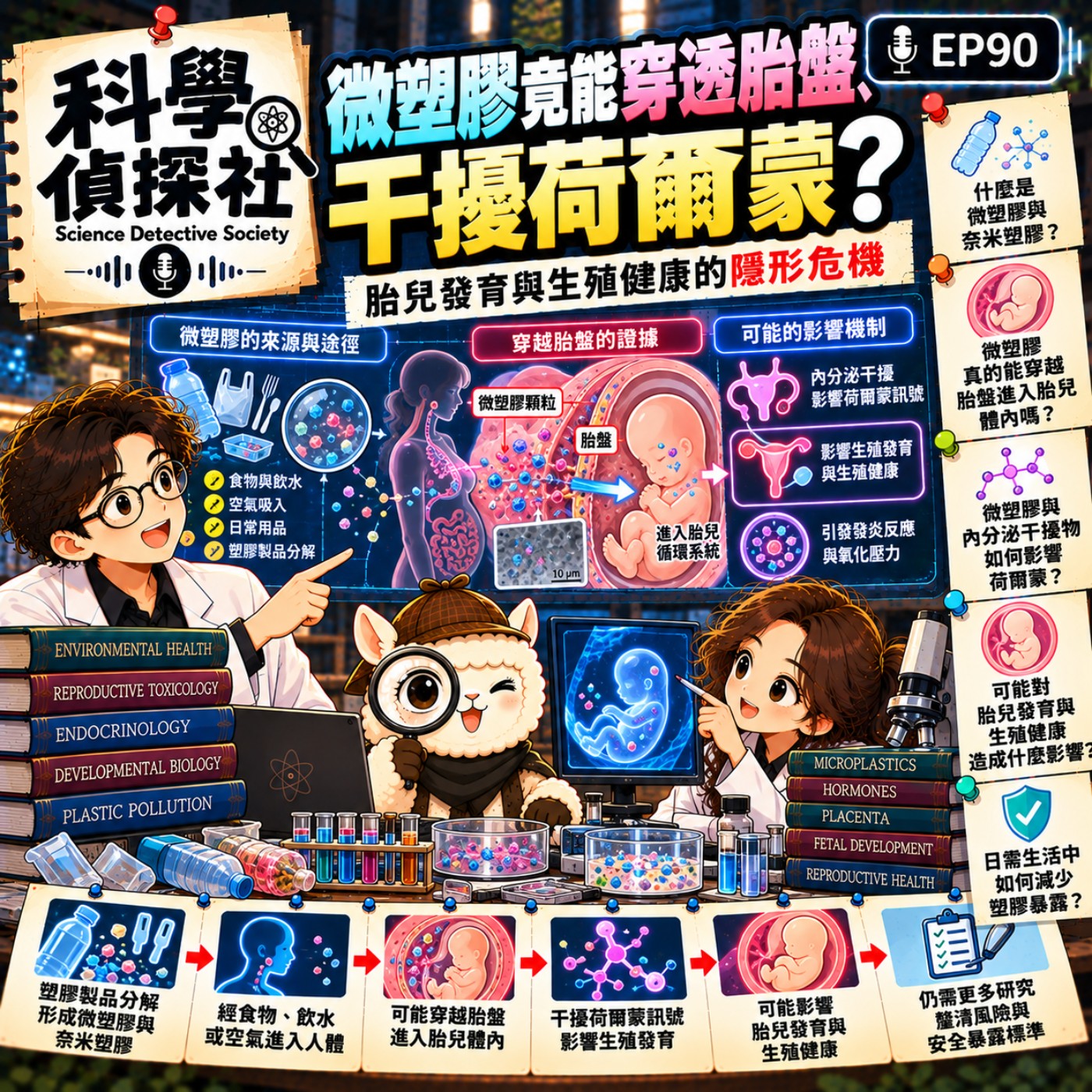 EP90|微塑膠竟能穿透胎盤、干擾荷爾蒙?胎兒發育與生殖健康的隱形危機